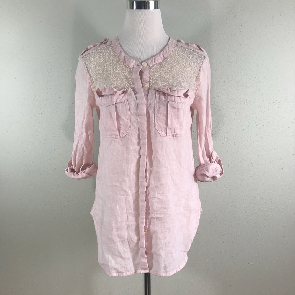 Free People dusty pink top